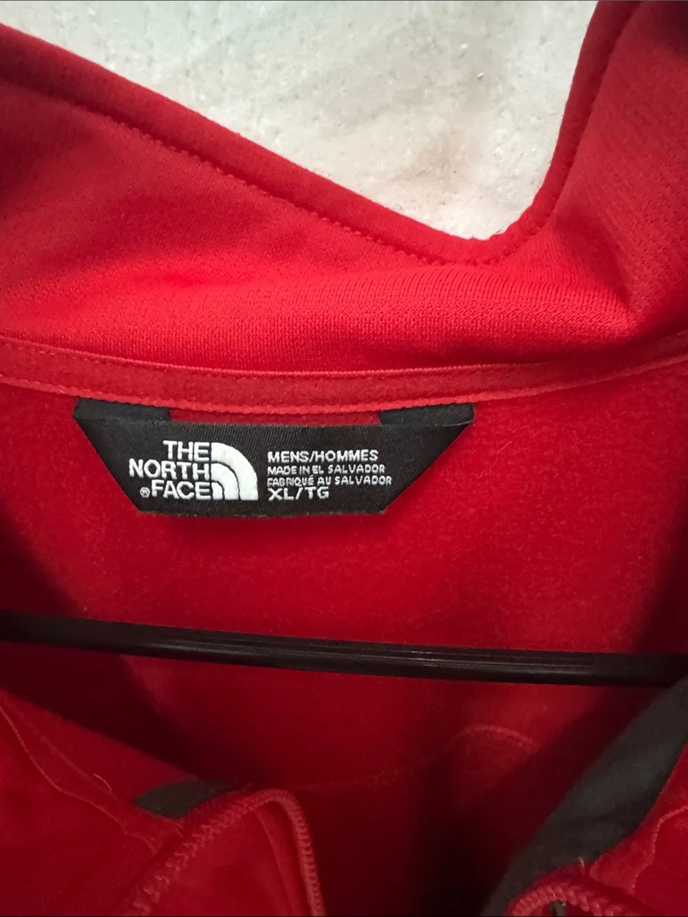 The North Face Men’s Red Half-Zip Shirt Jacket